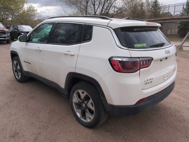 2019 White Clearcoat Jeep Compass Limited 4X4 SUV