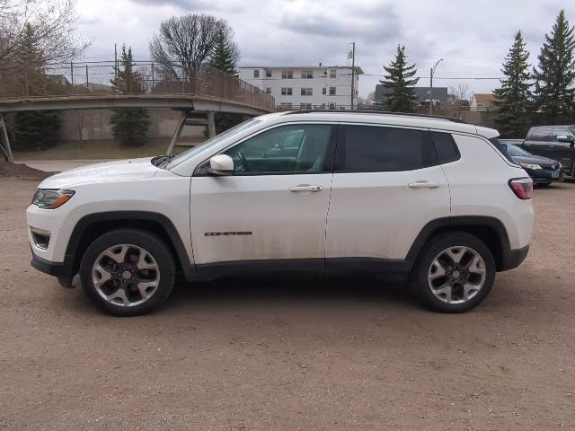 2019 White Clearcoat Jeep Compass Limited 4X4 SUV