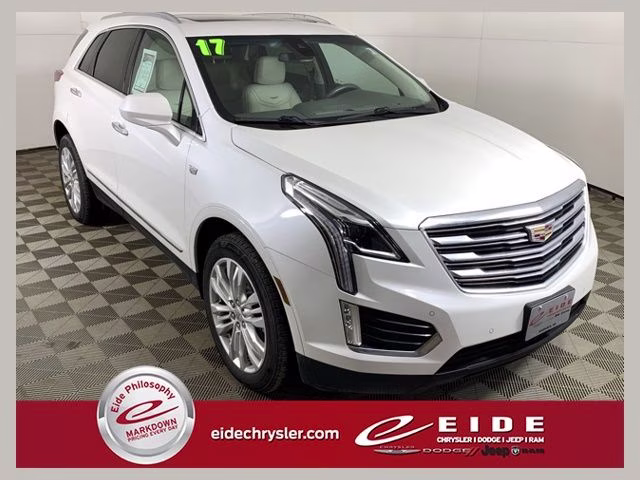 2017 Crystal White Tricoat Cadillac XT5 Premium Luxury AWD SUV