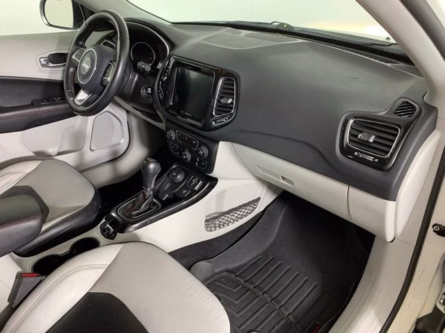 2019 White Clearcoat Jeep Compass Limited 4X4 SUV