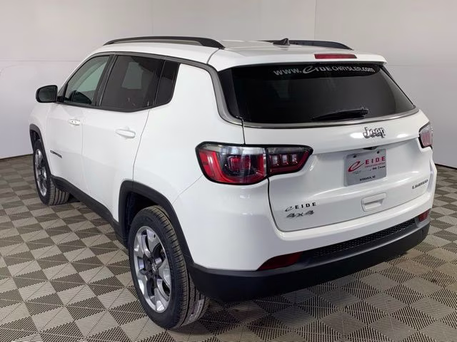 2019 White Clearcoat Jeep Compass Limited 4X4 SUV