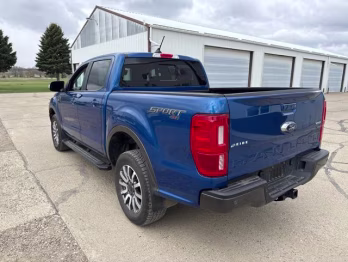 2019 Lightning Blue Ford Ranger Lariat 4X4 Truck