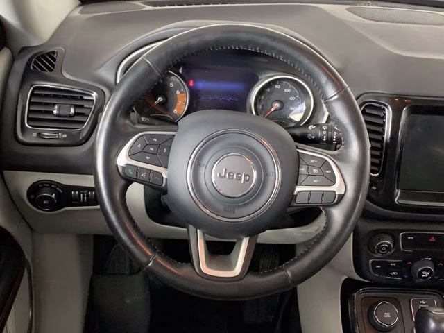 2019 White Clearcoat Jeep Compass Limited 4X4 SUV