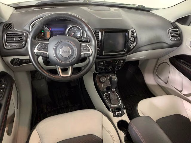 2019 White Clearcoat Jeep Compass Limited 4X4 SUV