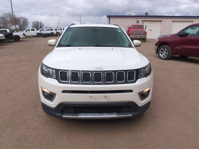 2019 White Clearcoat Jeep Compass Limited 4X4 SUV