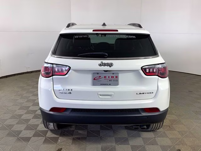 2019 White Clearcoat Jeep Compass Limited 4X4 SUV