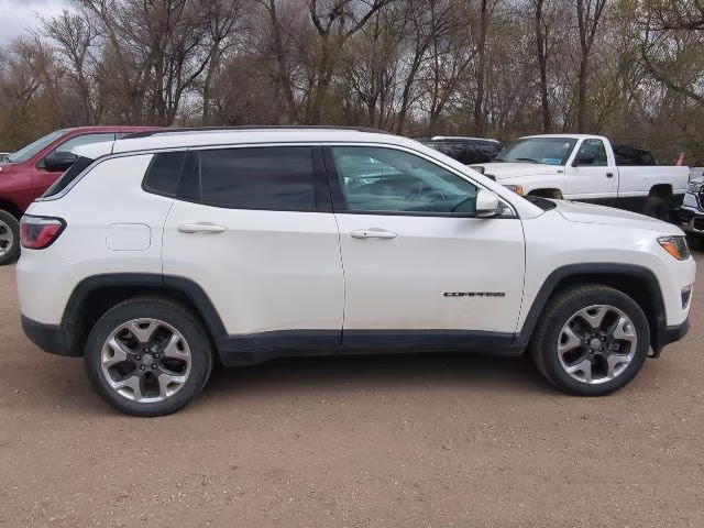 2019 White Clearcoat Jeep Compass Limited 4X4 SUV