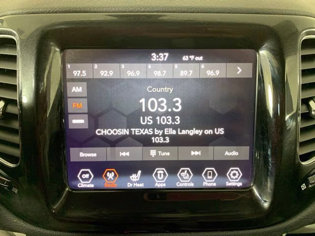 2019 White Clearcoat Jeep Compass Limited 4X4 SUV