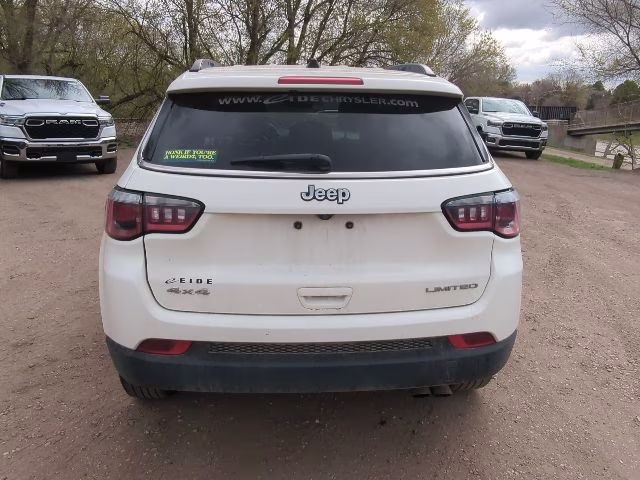 2019 White Clearcoat Jeep Compass Limited 4X4 SUV