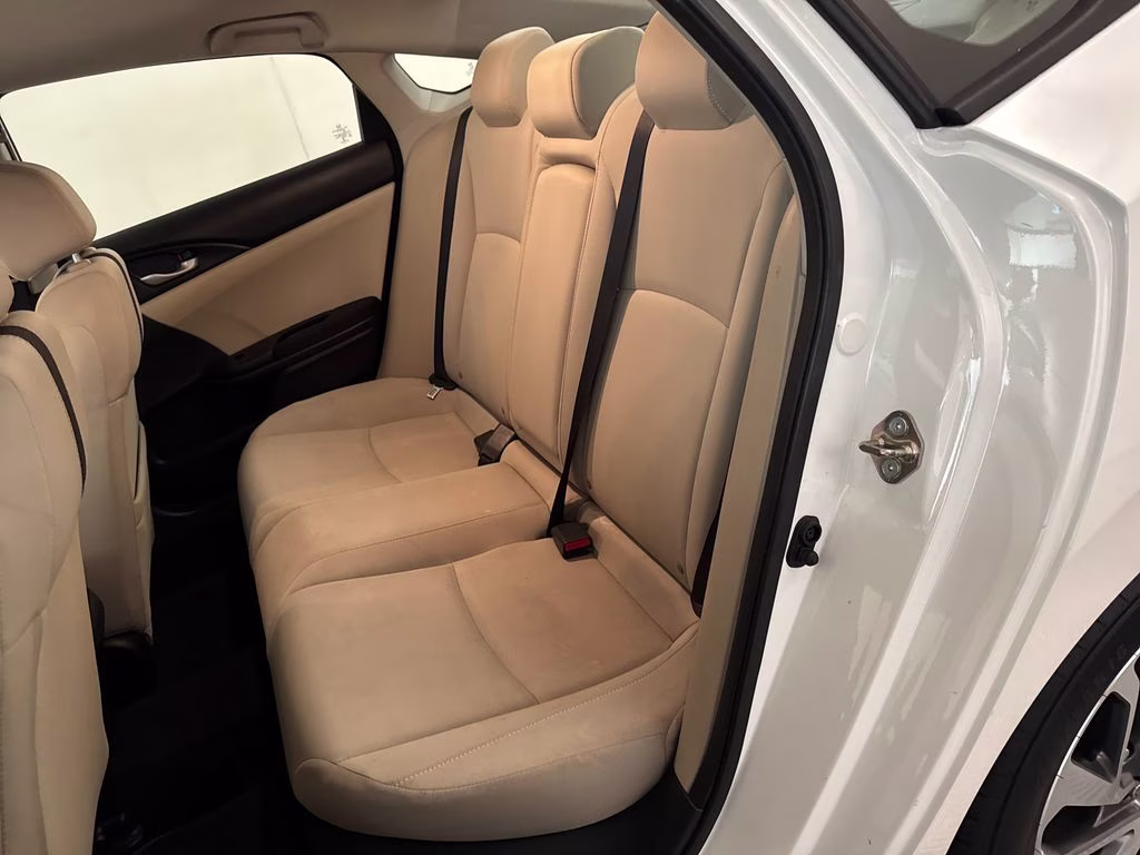 2017 White Orchid Pearl Honda Civic EX FWD Sedan