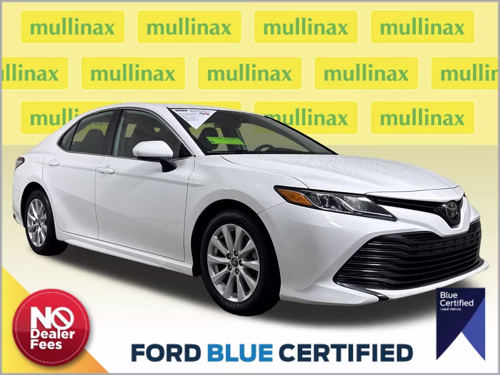 2020 Super White Toyota Camry LE FWD Sedan