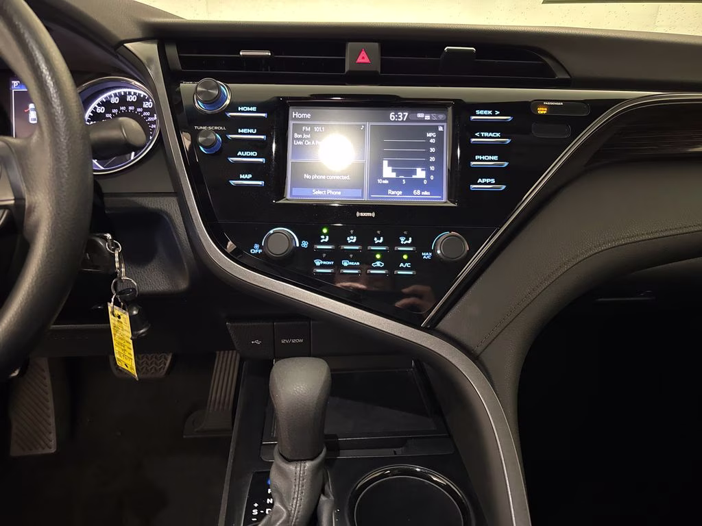 2020 Super White Toyota Camry LE FWD Sedan