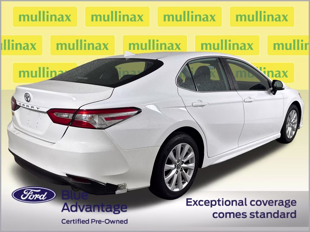 2020 Super White Toyota Camry LE FWD Sedan