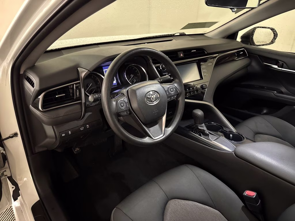 2020 Super White Toyota Camry LE FWD Sedan