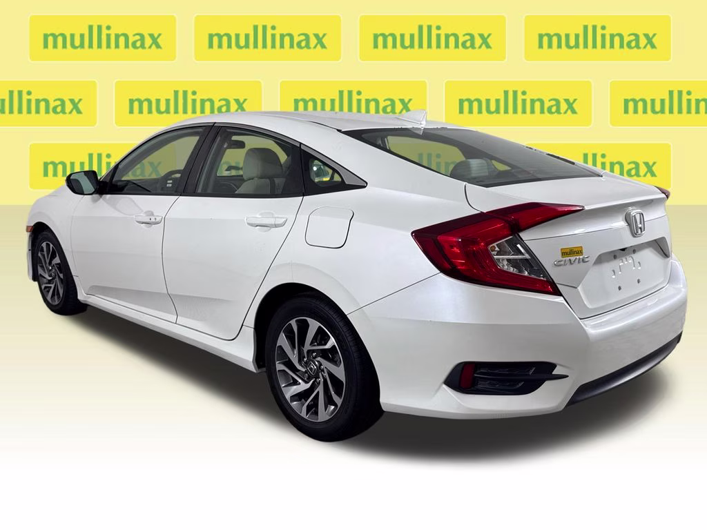 2017 White Orchid Pearl Honda Civic EX FWD Sedan