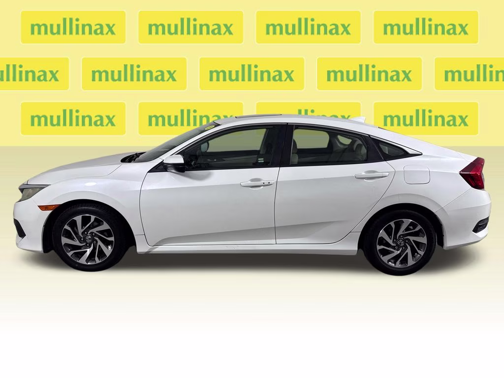 2017 White Orchid Pearl Honda Civic EX FWD Sedan