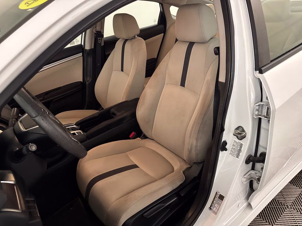 2017 White Orchid Pearl Honda Civic EX FWD Sedan