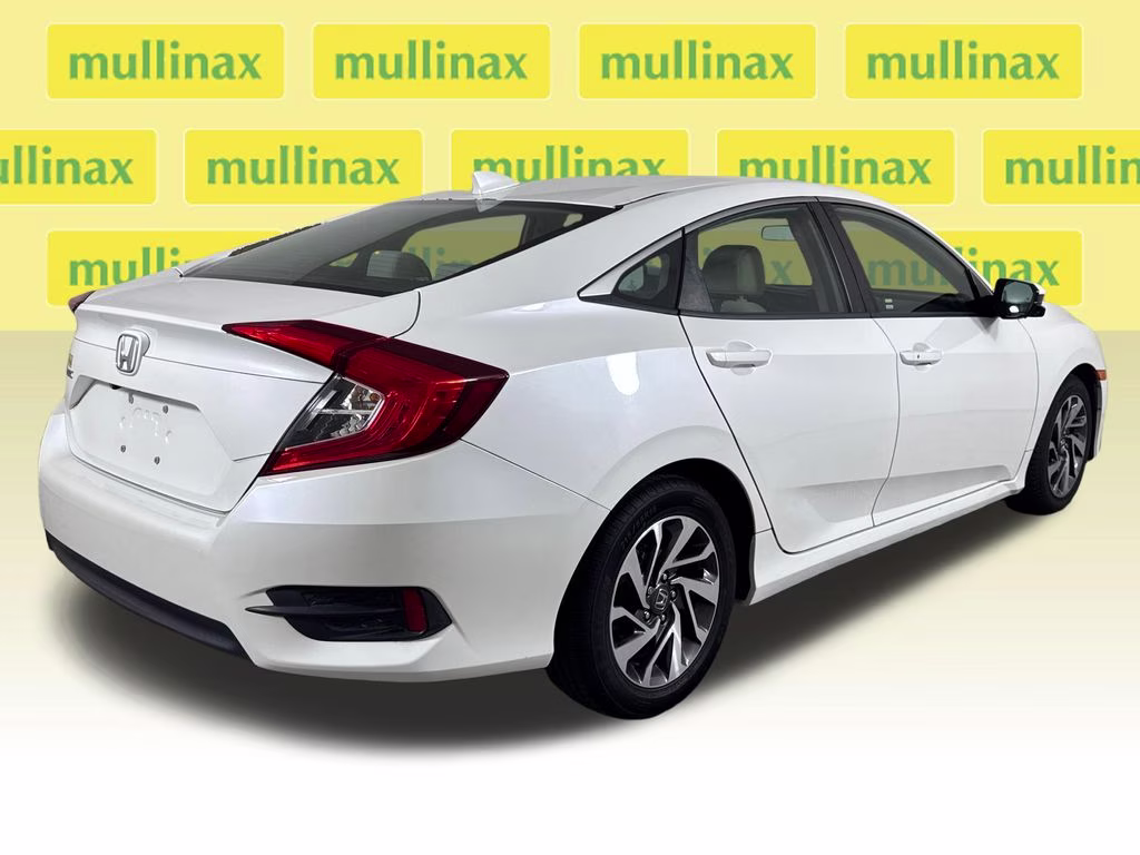 2017 White Orchid Pearl Honda Civic EX FWD Sedan