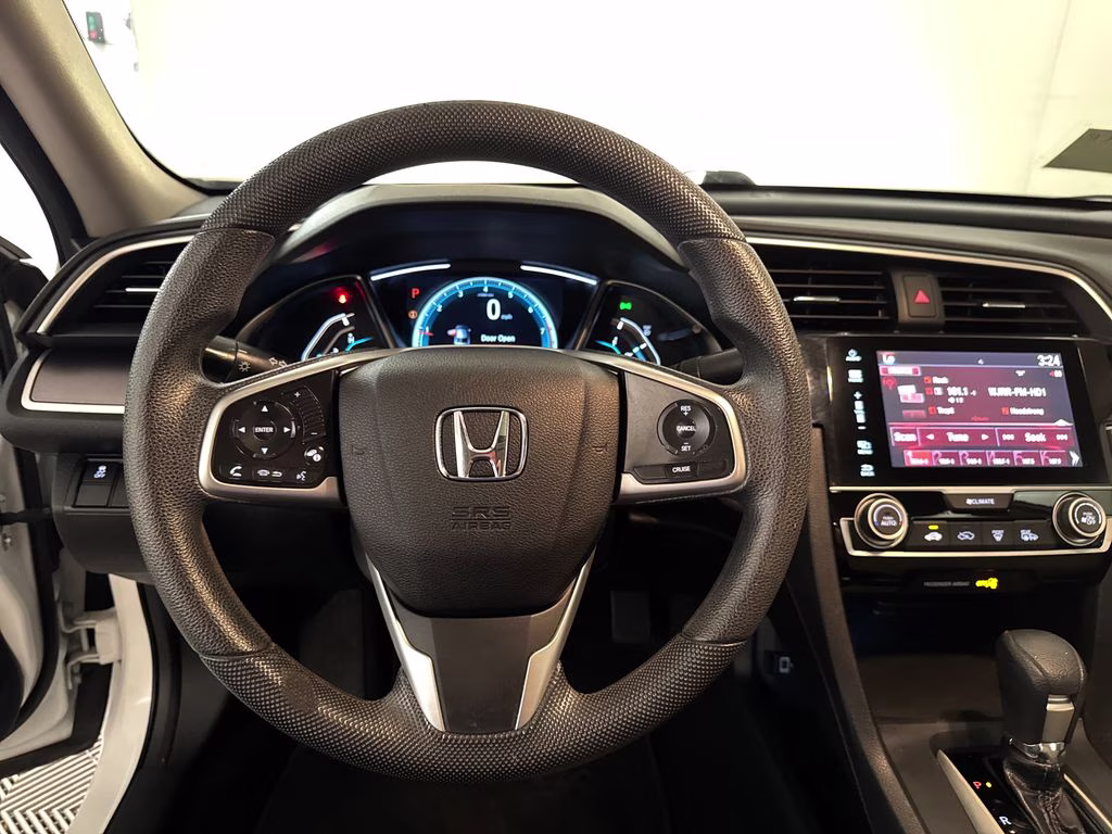 2017 White Orchid Pearl Honda Civic EX FWD Sedan