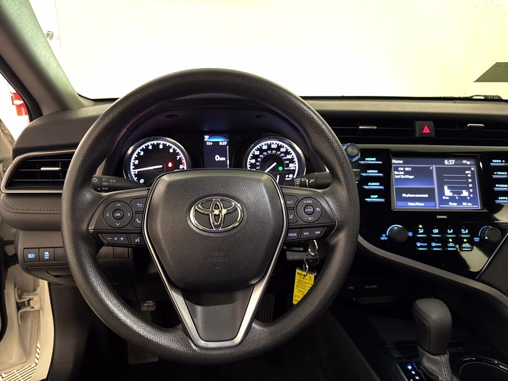 2020 Super White Toyota Camry LE FWD Sedan