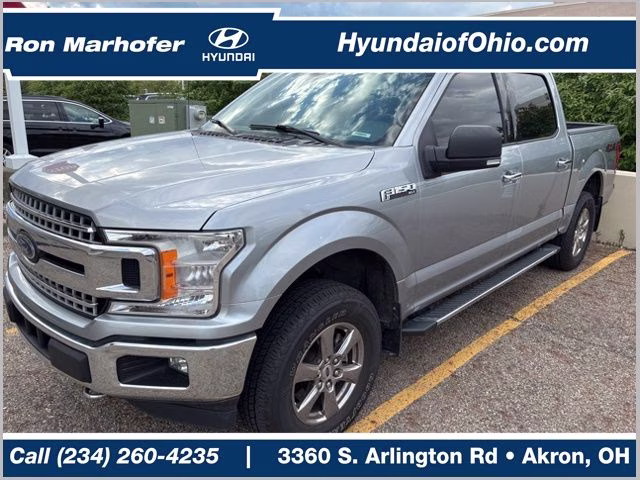 2020 Silver Ford F-150 XLT 4X4 Truck