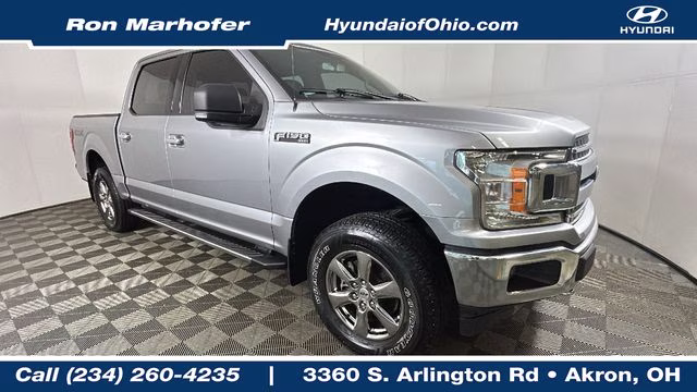 2020 Silver Ford F-150 XLT 4X4 Truck