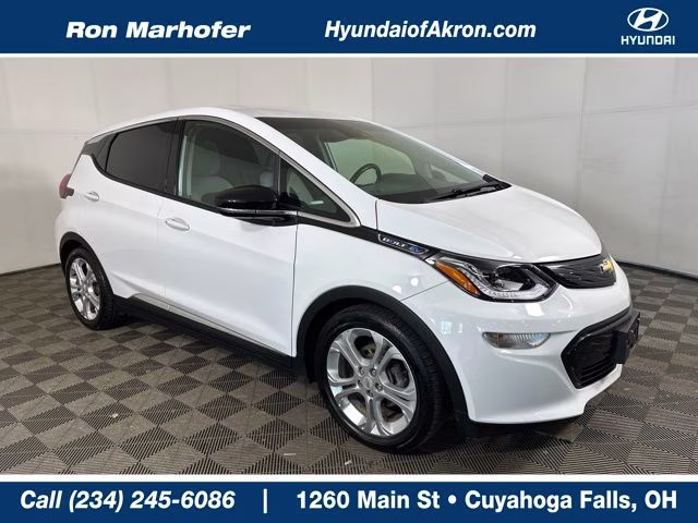 2021 Summit White Chevrolet Bolt EV LT FWD Crossover