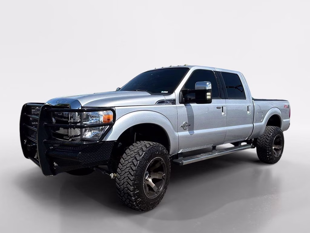 2015 Ingot Silver Ford Super Duty F-350 SRW Lariat 4X4 Truck