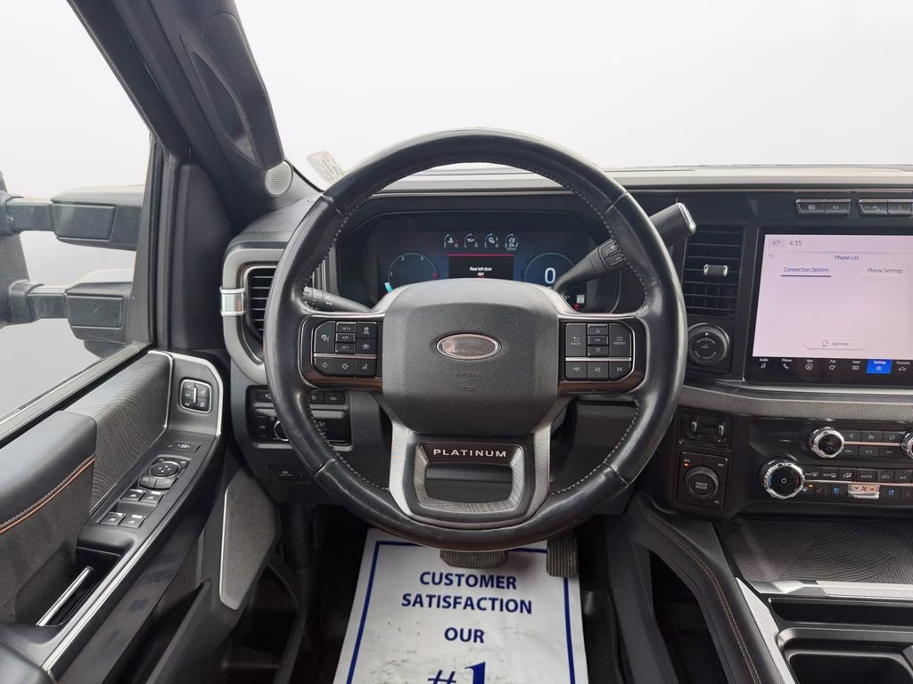 2023 Agate Black Metallic Ford Super Duty F-450 DRW Platinum w/Camper Pkg & Twin Panel Moonroof 4X4 Truck