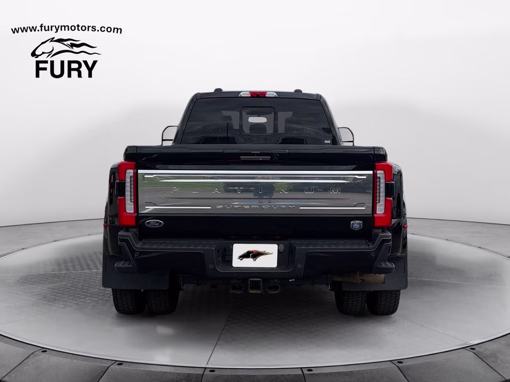 2023 Agate Black Metallic Ford Super Duty F-450 DRW Platinum w/Camper Pkg & Twin Panel Moonroof 4X4 Truck