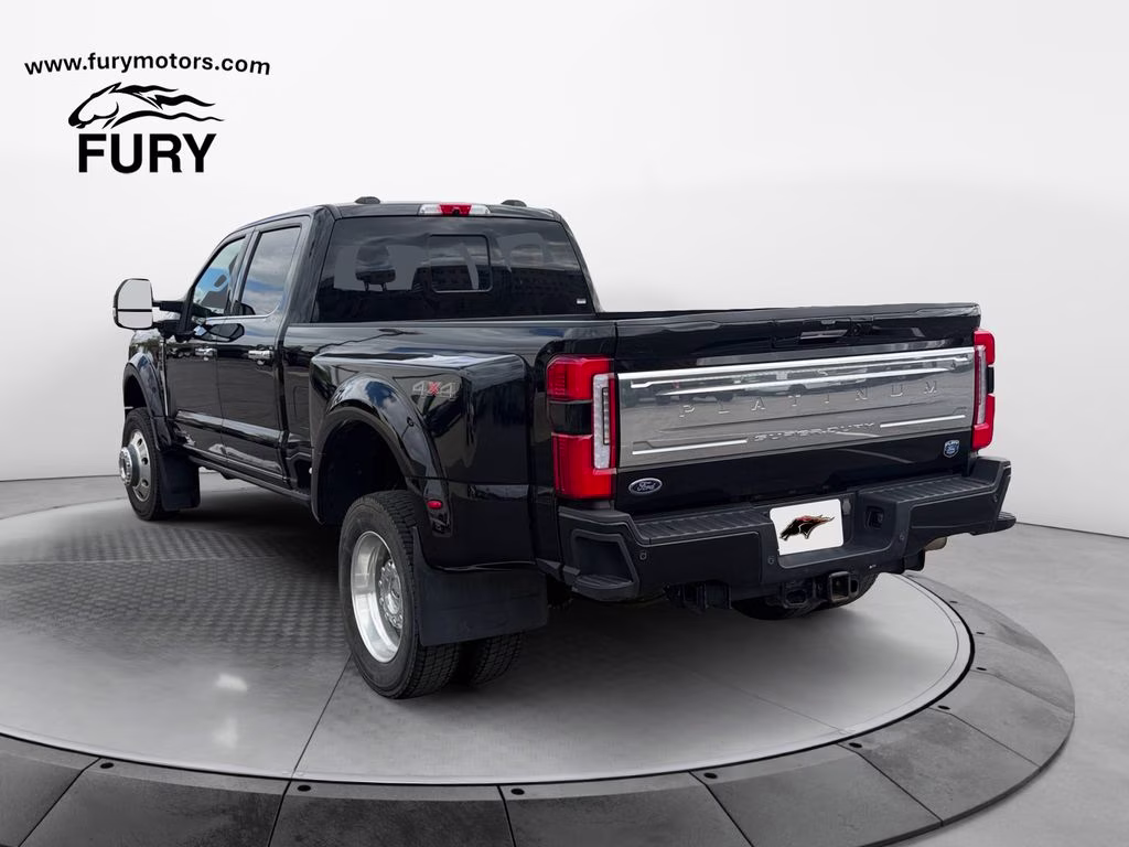 2023 Agate Black Metallic Ford Super Duty F-450 DRW Platinum w/Camper Pkg & Twin Panel Moonroof 4X4 Truck