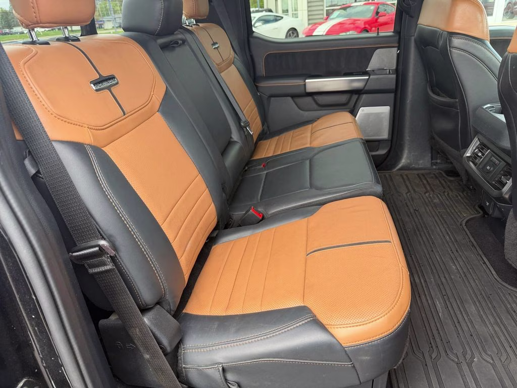 2023 Agate Black Metallic Ford Super Duty F-450 DRW Platinum w/Camper Pkg & Twin Panel Moonroof 4X4 Truck