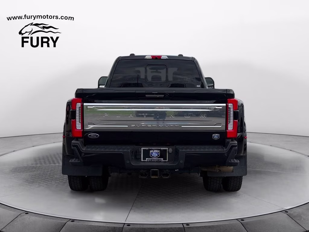 2023 Agate Black Metallic Ford Super Duty F-450 DRW Platinum w/Camper Pkg & Twin Panel Moonroof 4X4 Truck