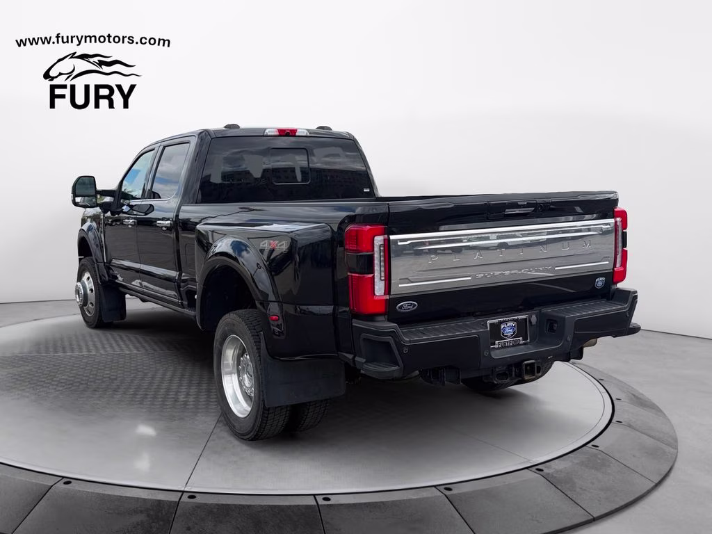 2023 Agate Black Metallic Ford Super Duty F-450 DRW Platinum w/Camper Pkg & Twin Panel Moonroof 4X4 Truck