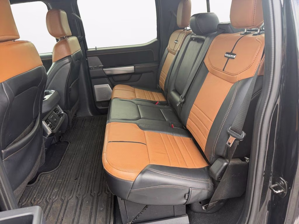 2023 Agate Black Metallic Ford Super Duty F-450 DRW Platinum w/Camper Pkg & Twin Panel Moonroof 4X4 Truck