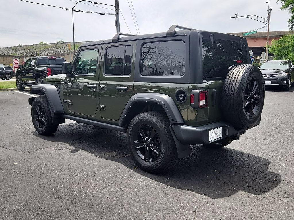 2021 Sarge Green Clearcoat Jeep Wrangler Unlimited Willys 4X4 SUV