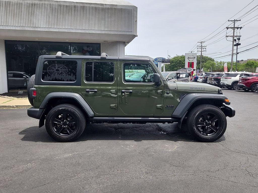 2021 Sarge Green Clearcoat Jeep Wrangler Unlimited Willys 4X4 SUV