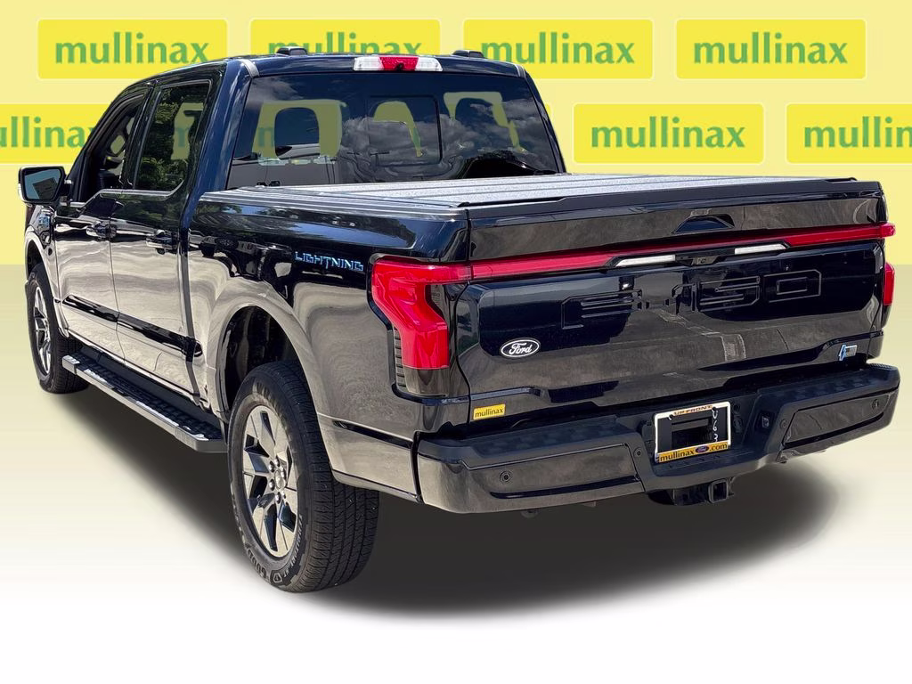 2025 Antimatter Blue Metallic Ford F-150 Lightning Lariat AWD Truck