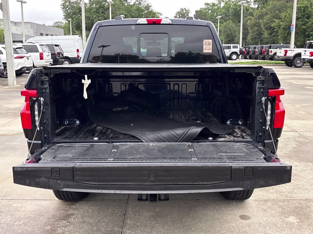 2025 Antimatter Blue Metallic Ford F-150 Lightning Lariat AWD Truck