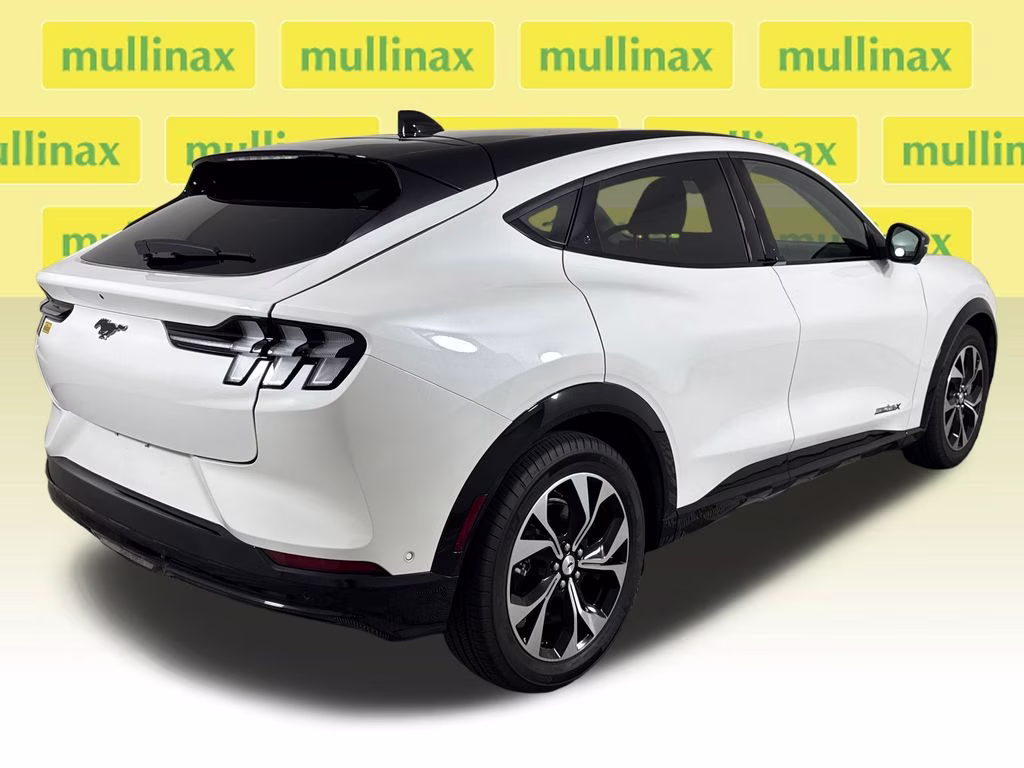 2023 Star White Metallic Tri-Coat Ford Mustang Mach-E Premium AWD SUV