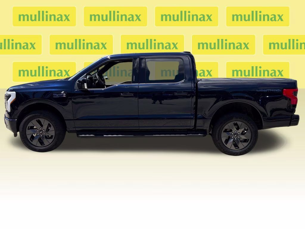 2025 Antimatter Blue Metallic Ford F-150 Lightning Lariat AWD Truck