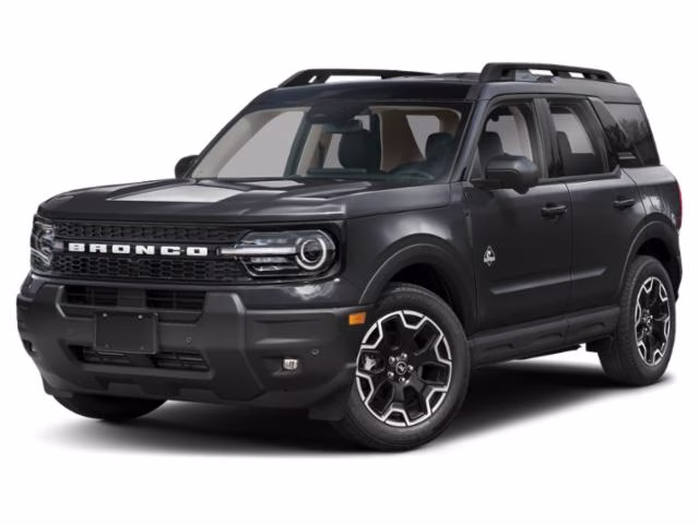 2025 Shadow Black Ford Bronco Sport Outer Banks 4X4 SUV