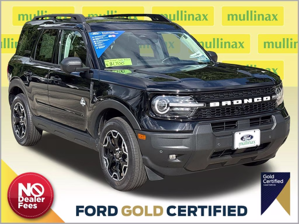 2025 Shadow Black Ford Bronco Sport Outer Banks 4X4 SUV