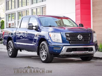 2021 Deep Blue Pearl Metallic Nissan Titan SV 4X4 Truck