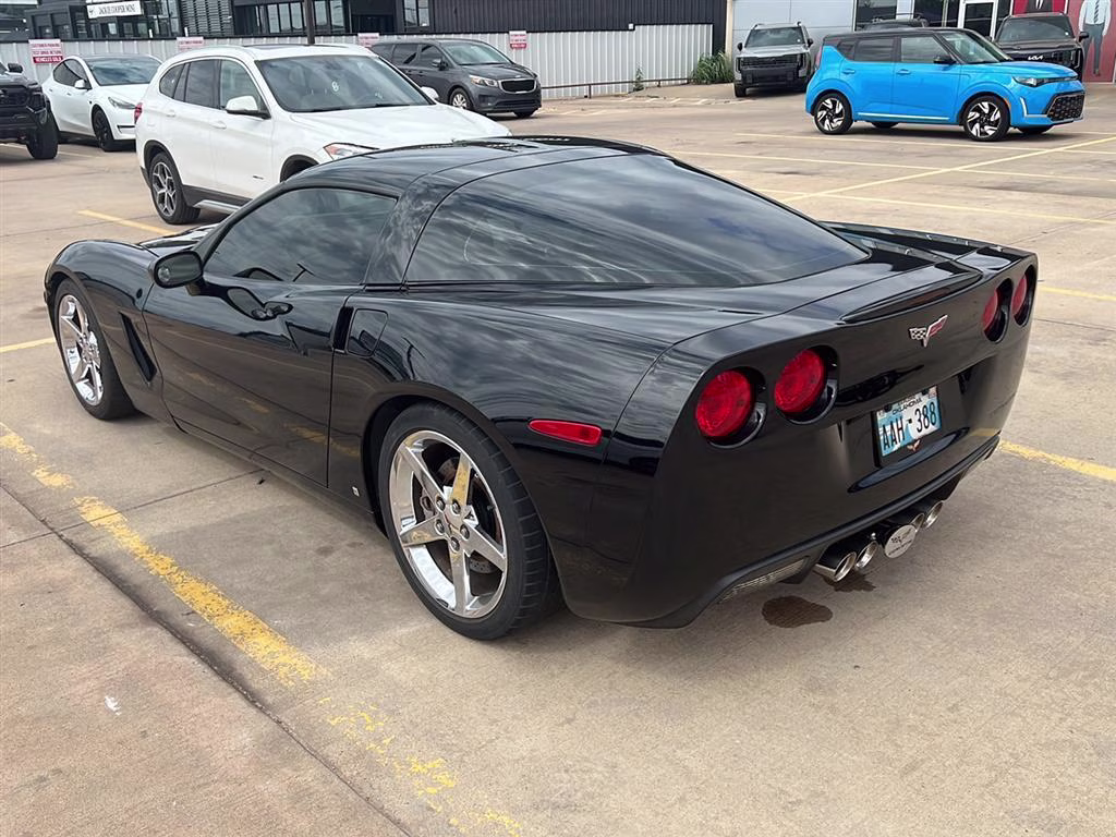 2008 Black Chevrolet Corvette 2DR CPE RWD Coupe