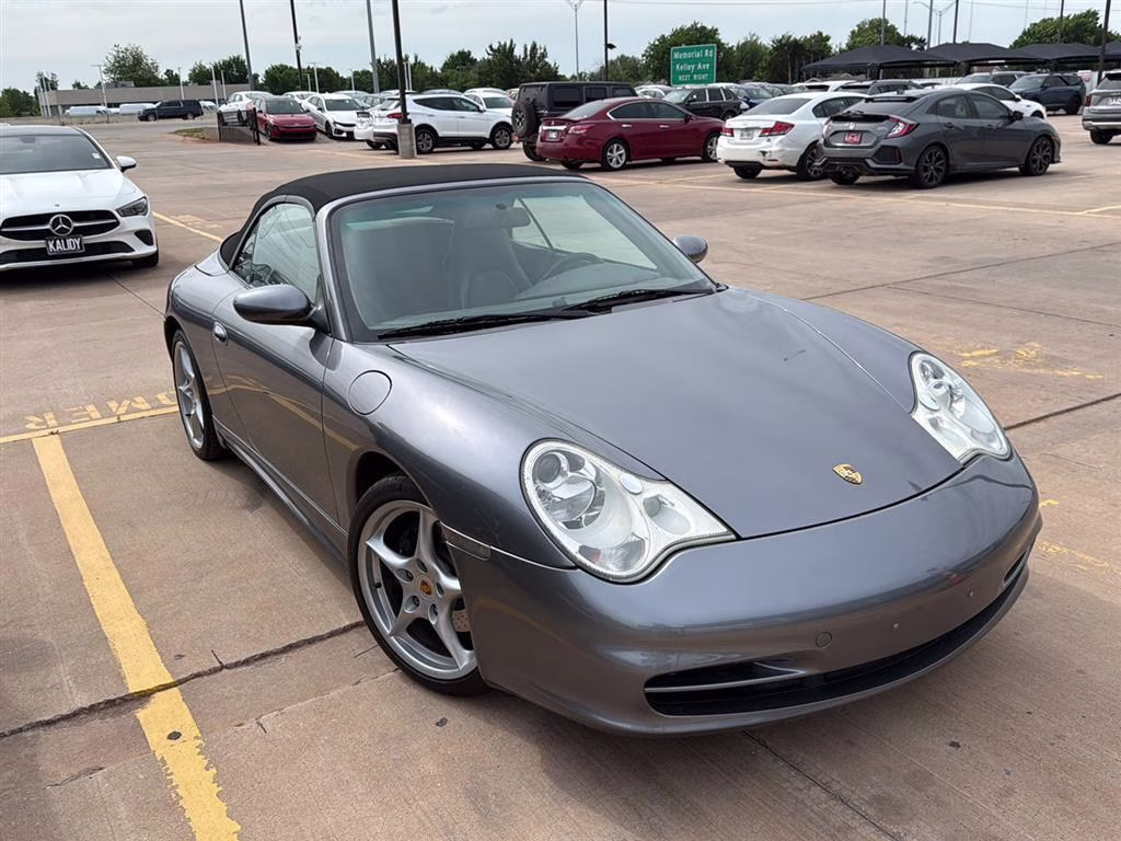 2003 SILVER Porsche 911 Carrera 2DR CARRERA CABRIOLET TIP