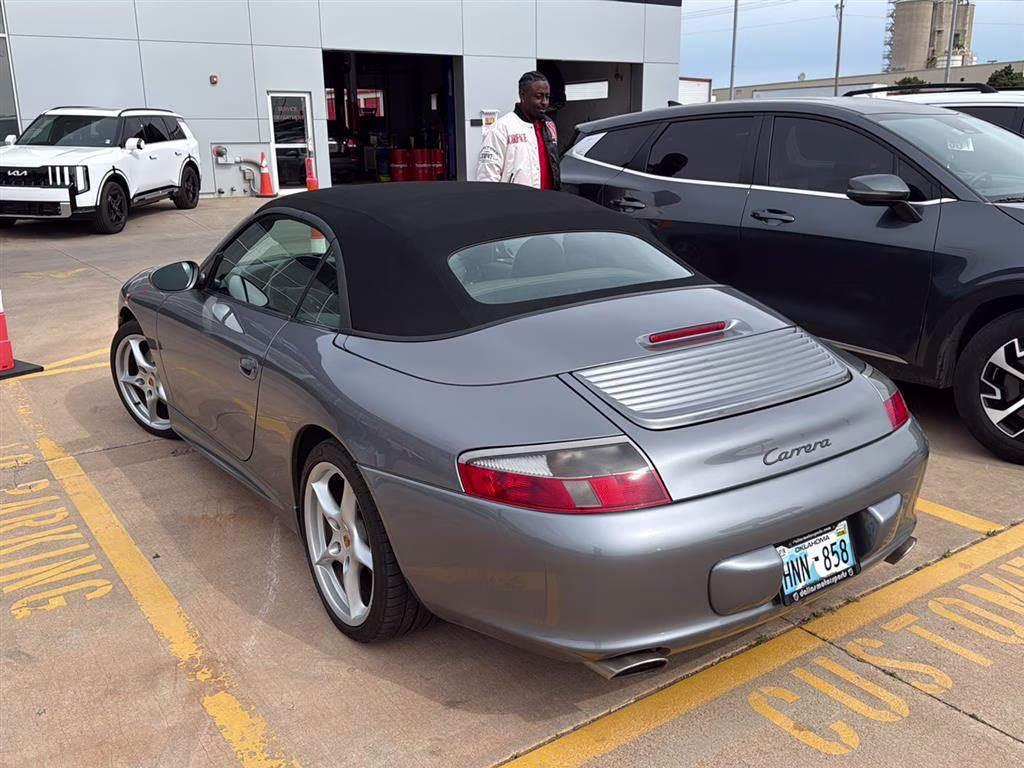 2003 SILVER Porsche 911 Carrera 2DR CARRERA CABRIOLET TIP
