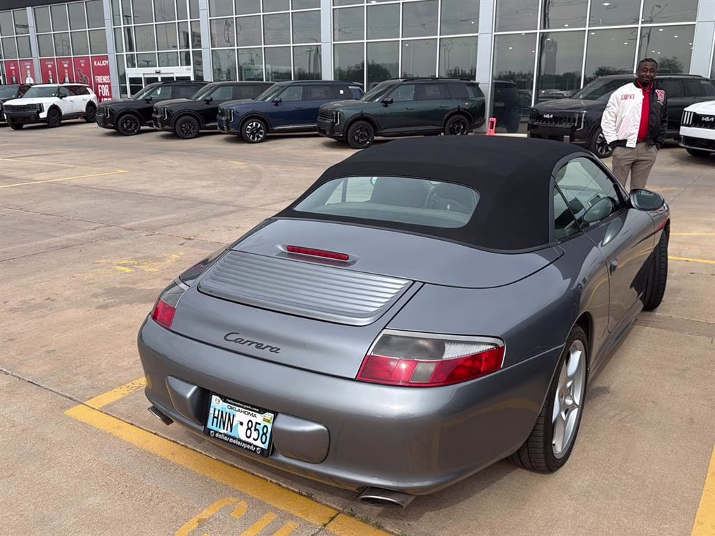 2003 SILVER Porsche 911 Carrera 2DR CARRERA CABRIOLET TIP