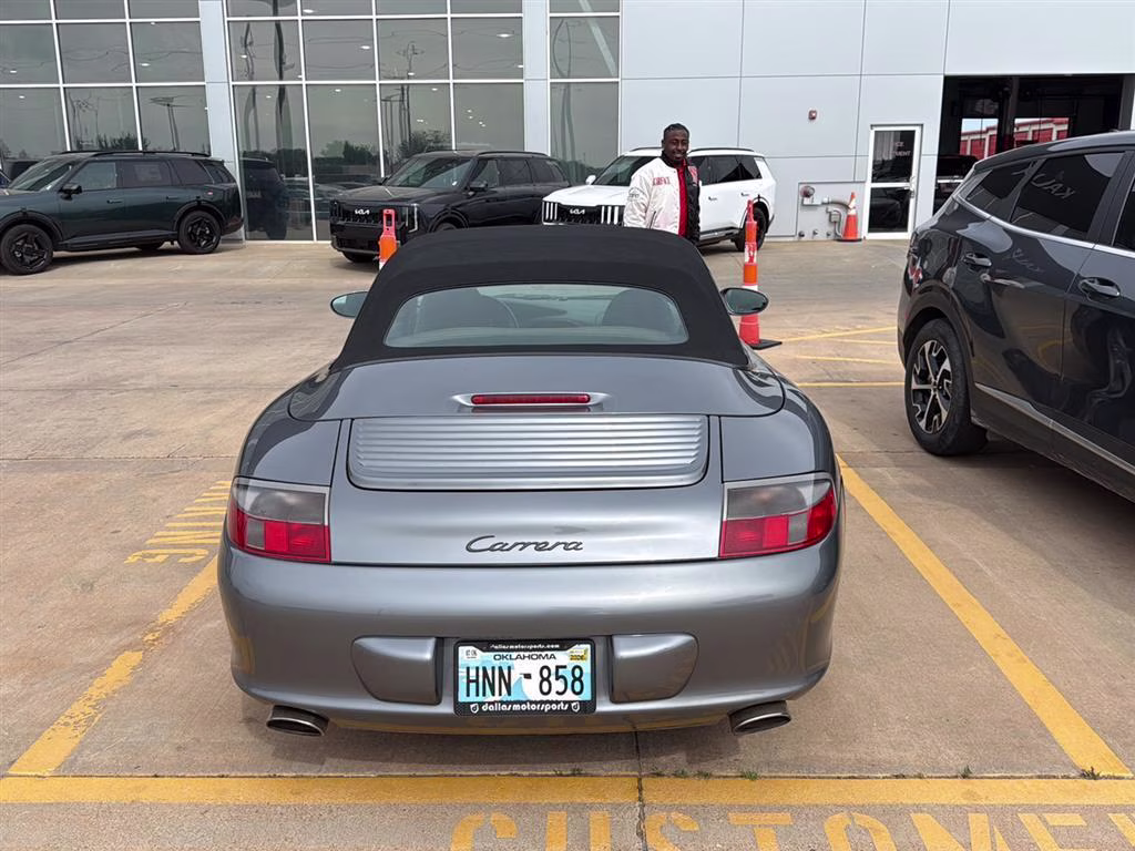 2003 SILVER Porsche 911 Carrera 2DR CARRERA CABRIOLET TIP