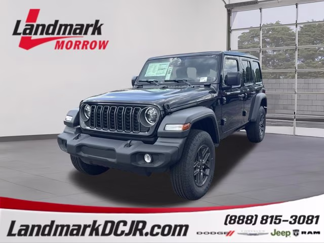 2026 Black Clearcoat Jeep Wrangler Sport S 4X4 Convertible